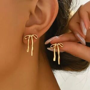 2/$10 NEW! Bohemian Bow Earring Stud Holiday Cute Trendy
